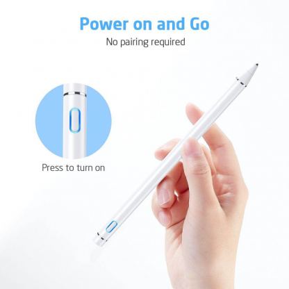 ESR Digital Stylus Pen (microUSB port) - универсална професионална писалка за iPad и мобилни устройства (бял) 7
