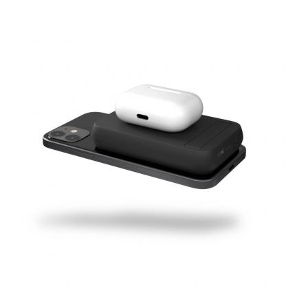 Zens Powerbank Dual with Kickstand ZEPP03M with MagSafe and Qi 4000 mAh - преносима външна батерия с безжично зареждане за iPhone с Magsafe и Qi съвместими устройства (черен) 7