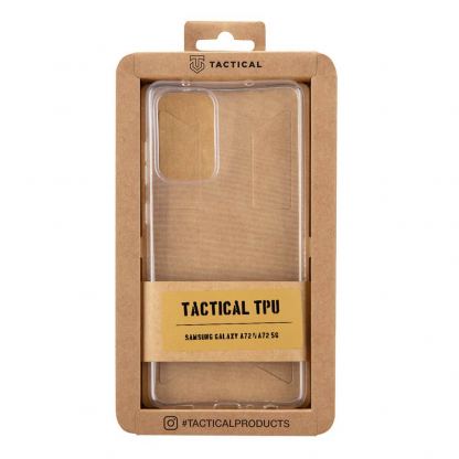Tactical TPU Cover - силиконов (TPU) калъф за Samsung Galaxy A72, Galaxy A72 5G (прозрачен)  3