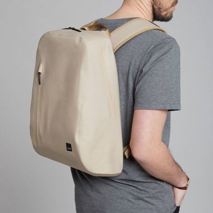 Knomo Harpsden Laptop Backpack - луксозна раница за преносими компютри до 14 инча (бежов) 2