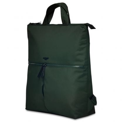 Knomo Reykjavik Laptop Tote Backpack 15 - луксозна дамска раница от естествена кожа (зелен) 3