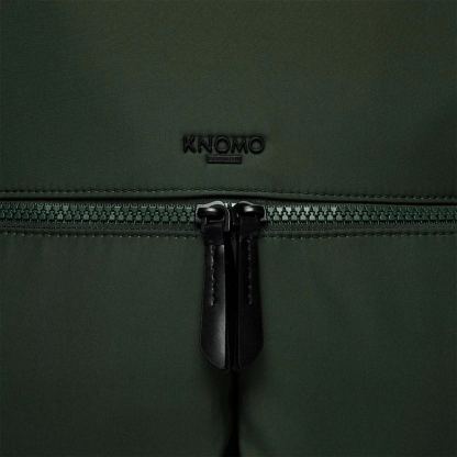 Knomo Reykjavik Laptop Tote Backpack 15 - луксозна дамска раница от естествена кожа (зелен) 6