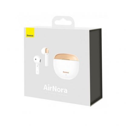 Baseus Encok W02 TWS In-Ear Bluetooth Earphones - безжични блутут слушалки със зареждащ кейс (бял) 8