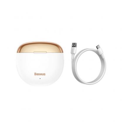 Baseus Encok W02 TWS In-Ear Bluetooth Earphones - безжични блутут слушалки със зареждащ кейс (бял) 9