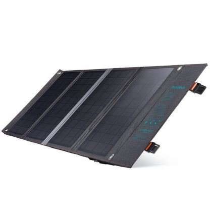 Choetech Foldable Photovoltaic Solar Panel Quick Charge PD 36W - сгъваем соларен панел зареждащ директно вашето устройство от слънцето с USB-A и USB-C портове (сив) 11