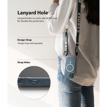 Ringke Fusion Magnetic Case - хибриден кейс с висока степен на защита с MagSafe за iPhone 12, iPhone 12 Pro (прозрачен-мат)  8