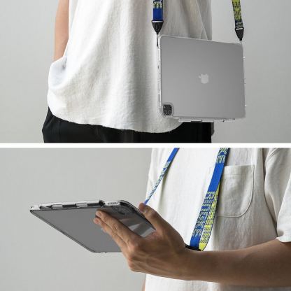 Ringke Fusion Case - удароустойчив хибриден кейс за iPad Pro 12.9 M1 (2021) (прозрачен) 8