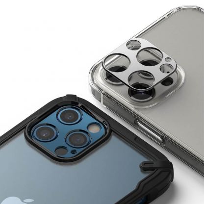 Ringke Camera Lens Glass - предпазна плочка за камерата на iPhone 12 Pro (сребрист) 3