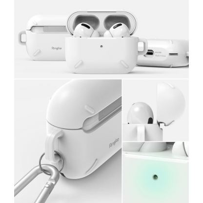 Ringke AirPods Pro Case - хибриден удароустойчив кейс за Apple AirPods Pro (прозрачен) 5