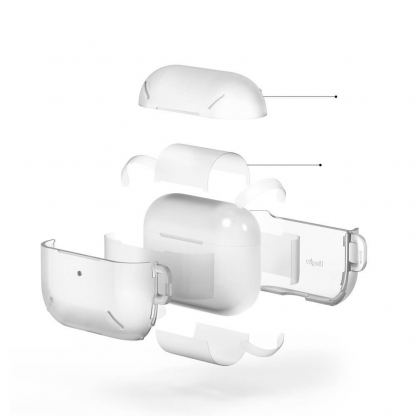 Ringke AirPods Pro Case - хибриден удароустойчив кейс за Apple AirPods Pro (прозрачен) 10
