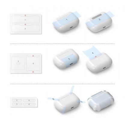Ringke AirPods Pro Case - хибриден удароустойчив кейс за Apple AirPods Pro (прозрачен) 12