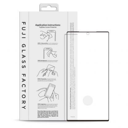 Fuji Curved-to-fit Screen Protector - калено стъклено защитно покритие за дисплея на Samsung Galaxy Note 20 Ultra (прозрачен) 2