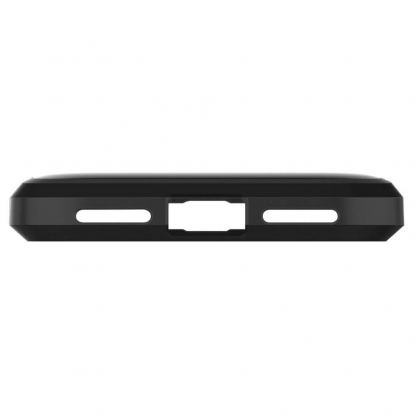Spigen Flip Armor Case - хибриден кейс с отделение за кр. карти и най-висока степен на защита за iPhone SE (2020), iPhone 8, iPhone 7 (тъмносив) 14