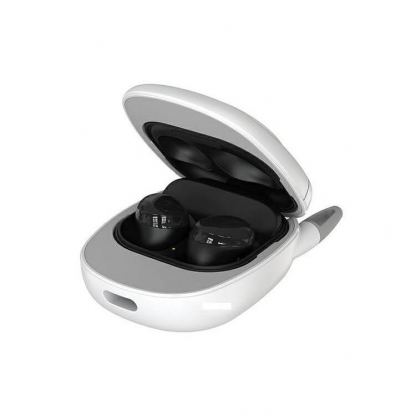 Samsung Anycall Retro Cover GP-FPR190HIBWW - оригинален поликарбонатов ретро кейс за Samsung Galaxy Buds Live, Galaxy Buds Pro (бял)  2