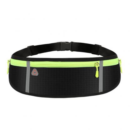 Ultimate 4-pocket Running Belt - универсален спортен калъф за кръста с 4 джоба за смартфони (черен) 3
