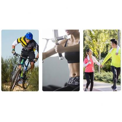 Ultimate 4-pocket Running Belt - универсален спортен калъф за кръста с 4 джоба за смартфони (лилав) 6