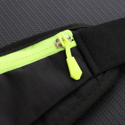 Ultimate 4-pocket Running Belt - универсален спортен калъф за кръста с 4 джоба за смартфони (лилав) 10