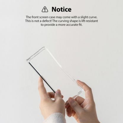 Ringke Slim PC Case - поликарбонатов кейс за Samsung Galaxy Z Fold 3 (прозрачен-мат) 2