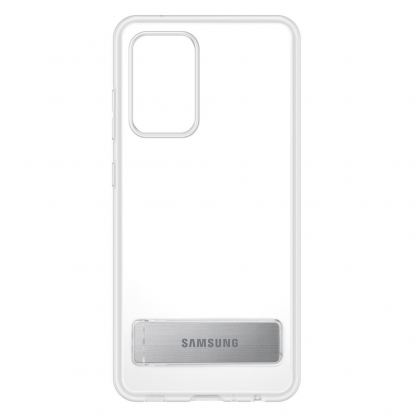 Samsung Clear Standing Cover EF-JA525 - оригинален удароустойчив хибриден кейс с поставка за Samsung Galaxy A52, Galaxy A52 5G (прозрачен) 6