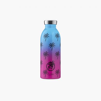 24 Bottles Clima Bottle 850ml - вакуумно изолирана бутилка за всекидневна употреба с капацитет 850 мл (син-розов) 2