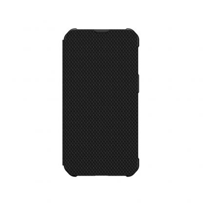 Urban Armor Gear Metropolis  Kevlar Case - удароустойчив хибриден кейс, тип портфейл за iPhone 13 (черен) 4