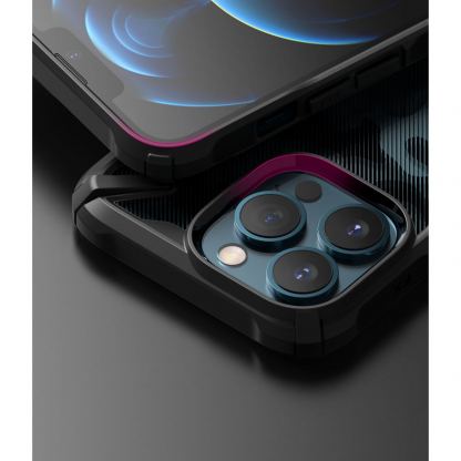 Ringke Fusion X Case - хибриден удароустойчив кейс за iPhone 13 Pro (черен-камуфлаж) 4