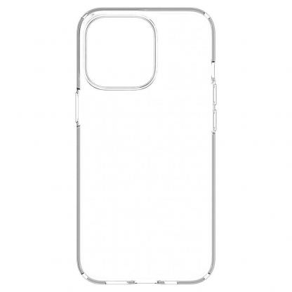 Spigen Liquid Crystal Case - тънък силиконов (TPU) калъф за iPhone 13 Pro (прозрачен)  2