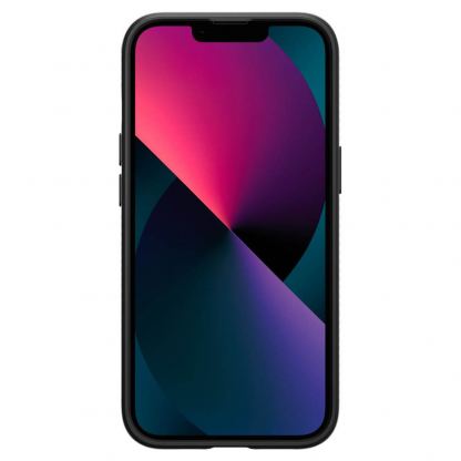 Spigen Liquid Air Case - силиконов (TPU) калъф с висока степен на защита за iPhone 13 (черен) 3