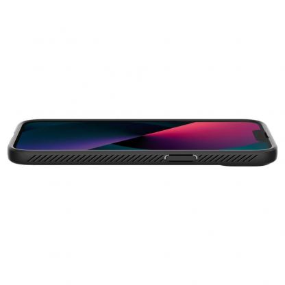 Spigen Liquid Air Case - силиконов (TPU) калъф с висока степен на защита за iPhone 13 (черен) 9