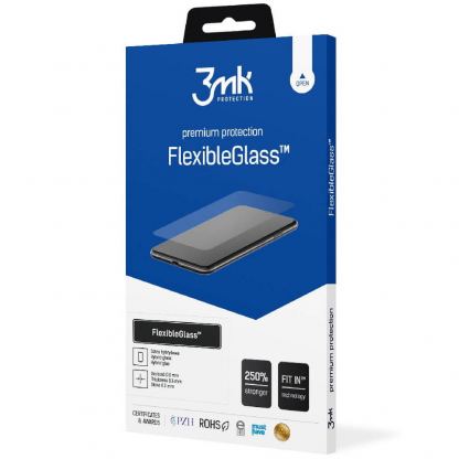 3mk FlexibleGlass Screen Protector - хибридно стъклено защитно покритие за дисплея на iPhone 13 mini (прозрачен) 2