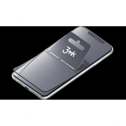 3mk NeoGlass Screen Protector - хибридно стъклено защитно покритие за дисплея на iPhone 13 Pro Max (черен-прозрачен) 2