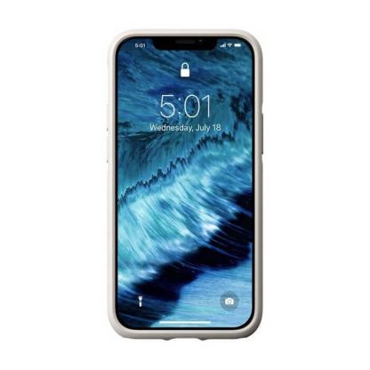 Nomad Leather Rugged Case - кожен (естествена кожа) кейс за iPhone 12 mini (бежов) 3