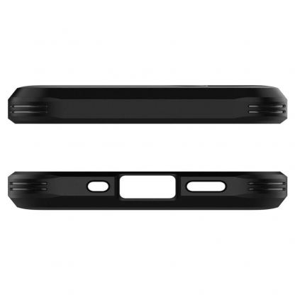 Spigen Tough Armor Case - хибриден кейс с най-висока степен на защита за iPhone 12 mini (тъмносив) 9