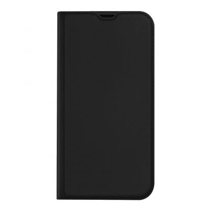 Dux Ducis Skin Pro Case - кожен калъф с поставка и отделение за кр. карти за iPhone 13 Pro (черен) 10