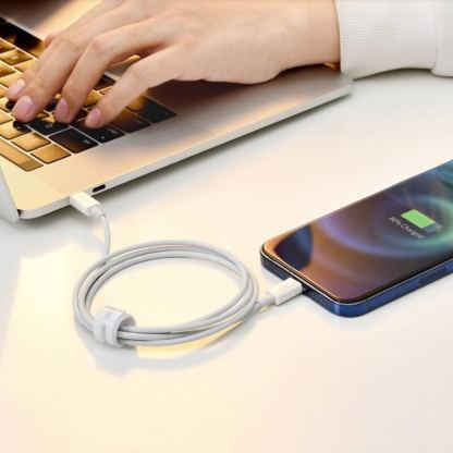Baseus Superior Lightning USB Cable (CALYS-B02) - USB кабел за Apple устройства с Lightning порт (150 см) (бял) 6