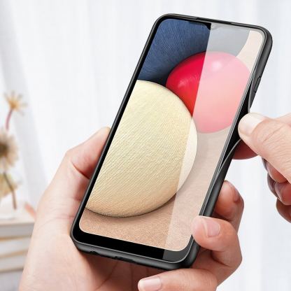 Dux Ducis Fino Series Case - хибриден удароустойчив кейс за Samsung Galaxy A02s (черен) 8