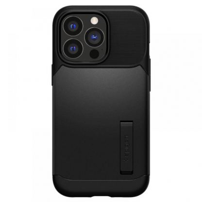 Spigen Slim Armor Case - хибриден кейс с висока степен на защита за iPhone 13 Pro (черен) 4