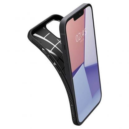 Spigen Liquid Air Case - силиконов (TPU) калъф с висока степен на защита за iPhone 13 mini (черен) 7