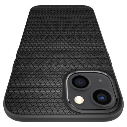 Spigen Liquid Air Case - силиконов (TPU) калъф с висока степен на защита за iPhone 13 mini (черен) 8