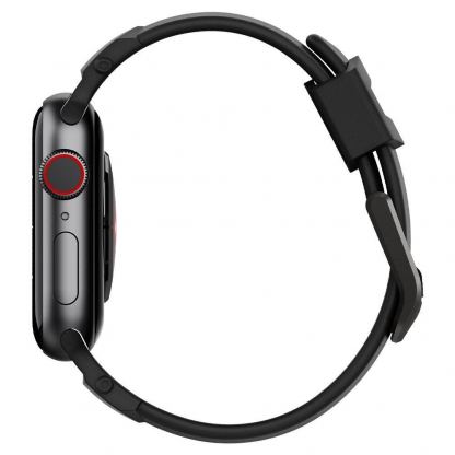 Spigen Rugged Band - хибридна каишка (полимер+карбон) за Apple Watch 41мм, 40мм и 38мм (черен) 3