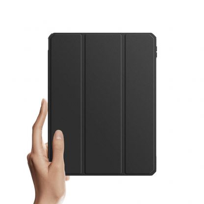 DUX DUCIS Toby Tablet Case - хибриден удароустойчив кейс с отделение за Apple Pencil 2 за iPad Air 5 (2022), iPad Air 4 (2020) (черен) 3