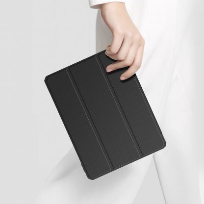 DUX DUCIS Toby Tablet Case - хибриден удароустойчив кейс с отделение за Apple Pencil 2 за iPad Air 5 (2022), iPad Air 4 (2020) (черен) 5