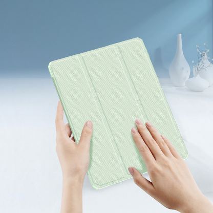 DUX DUCIS Toby Tablet Case - хибриден удароустойчив кейс с отделение за Apple Pencil 2 за iPad Air 5 (2022), iPad Air 4 (2020) (зелен) 7