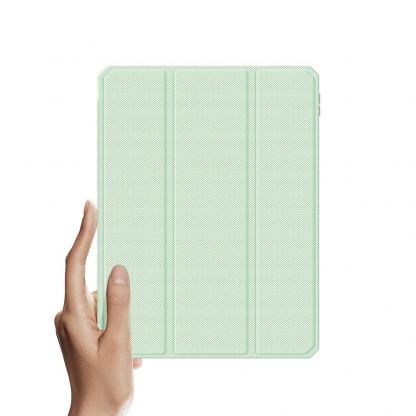 DUX DUCIS Toby Tablet Case - хибриден удароустойчив кейс с отделение за Apple Pencil 2 за iPad Air 5 (2022), iPad Air 4 (2020) (зелен) 10