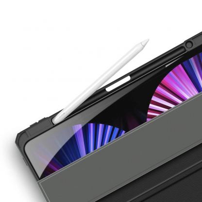 DUX DUCIS Toby Tablet Case - хибриден удароустойчив кейс с отделение за Apple Pencil 2 за iPad Pro 11 M1 (2021), iPad Pro 11 (2020), iPad Pro 11 (2018) (черен) 8