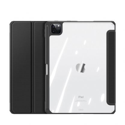 DUX DUCIS Toby Tablet Case - хибриден удароустойчив кейс с отделение за Apple Pencil 2 за iPad Pro 12.9 M1 (2021) (черен) 2