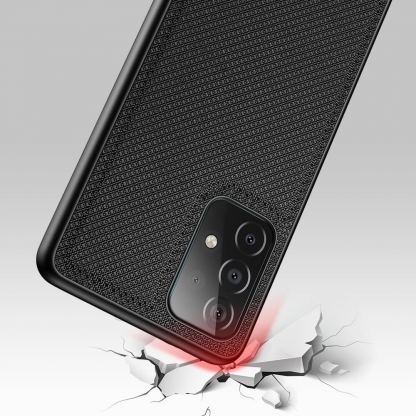 Dux Ducis Fino Series Case - хибриден удароустойчив кейс за Samsung Galaxy A72, Galaxy A72 5G (черен) 4