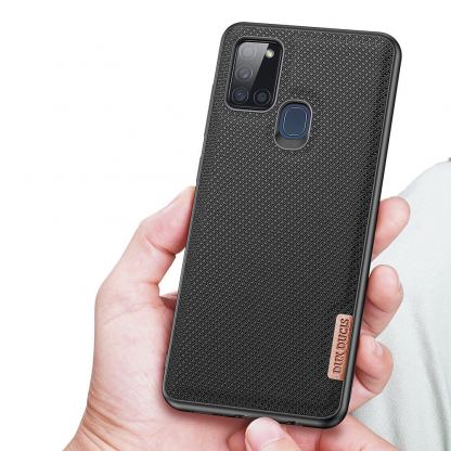 Dux Ducis Fino Series Case - хибриден удароустойчив кейс за Samsung Galaxy A21s (черен) 5