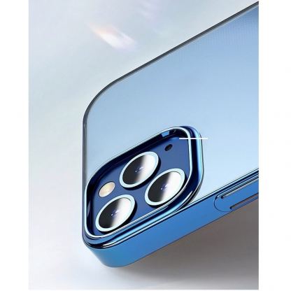 Devia Glimmer Case - поликарбонатов кейс за iPhone 13 (син-прозрачен) 3