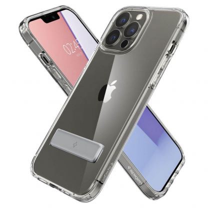 Spigen Ultra Hybrid S Case - хибриден кейс с висока степен на защита за iPhone 13 Pro Max (прозрачен) 7